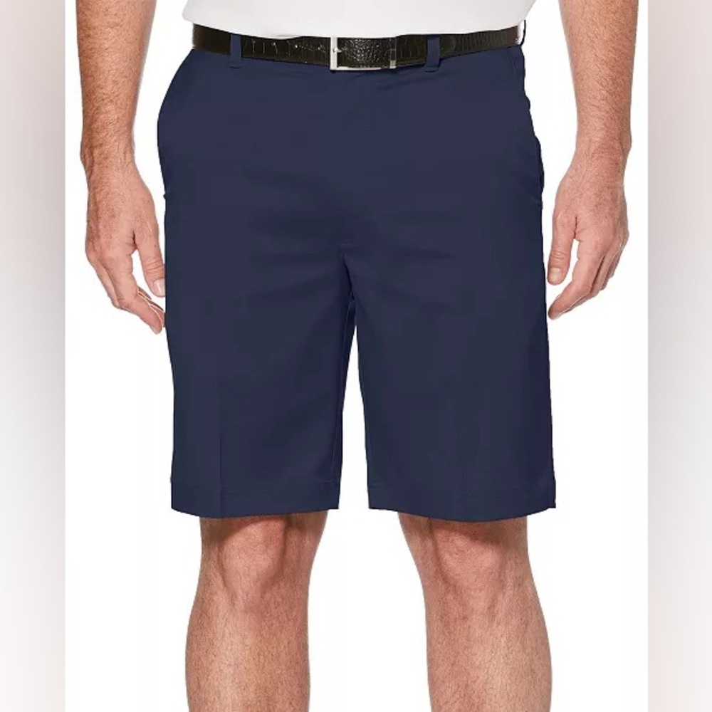 Flat Front Active Waistband Golf Short